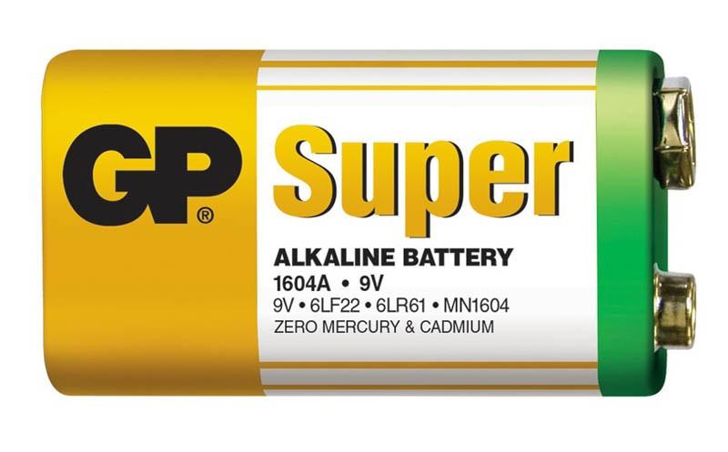 Baterie alkalická GP Super 6LR6I 9V