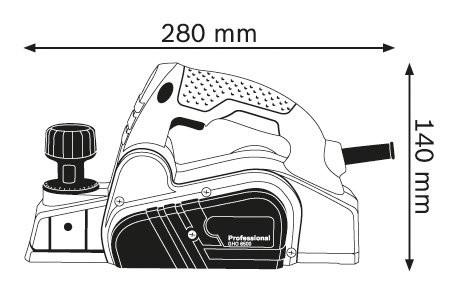 Elektrický hoblík BOSCH GHO6500 650W