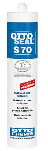 OTTOSEAL S70 kámen - neutrální silikon C18 zdravotnická šedá