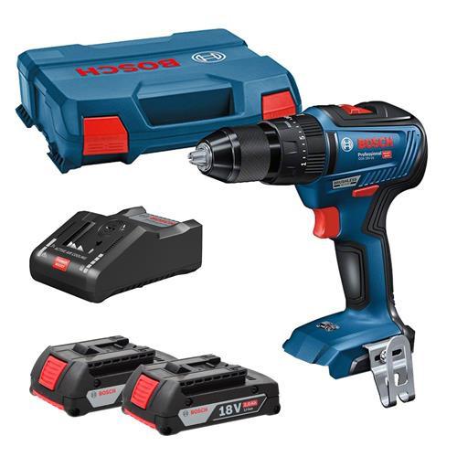 Skrutkovač BOSCH AKU/GSB18V-50 2x2,0Ah + L-Boxx