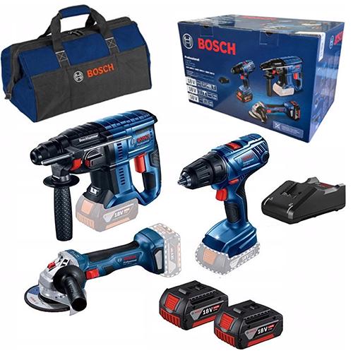 Set BOSCH GBH180LI+GSR18V-50+GWS180-Li