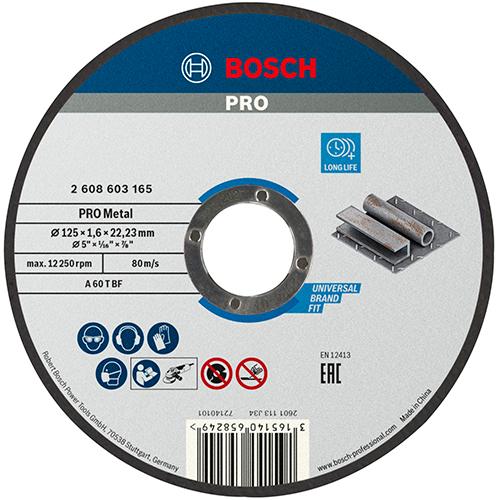 Řezný kotouč BOSCH 125x1,6 STEEL