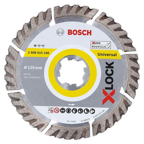 Řezný diamantový kotouč BOSCH X-Lock 125x2,0mm Universal STANDARD