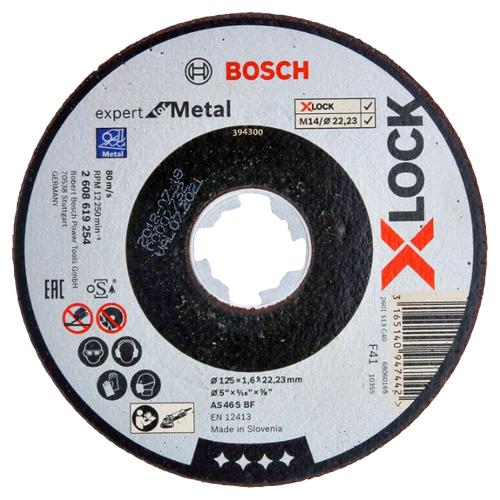 Řezný kotouč BOSCH X-Lock 125x1,6mm na kov EXPERT