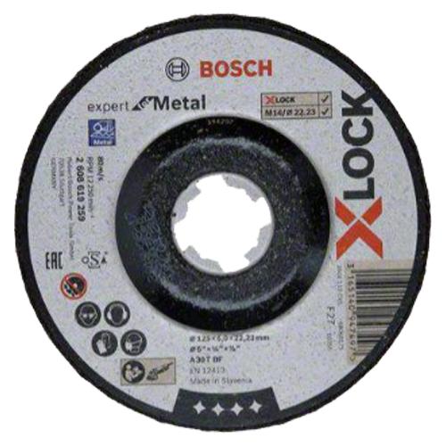 Brusný kotouč BOSCH 125x6mm X-Lock EXPERT na kov