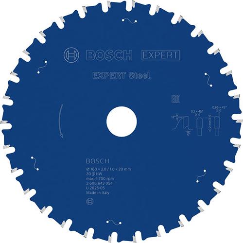 Pilový kotouč BOSCH 160x20x2,0mm Expert STEEL