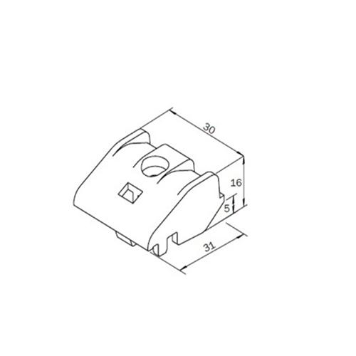 Mezník GEALAN bílý