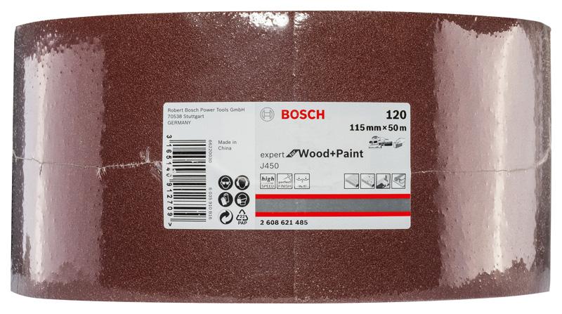 Role brusného papíru BOSCH 115mmx50m EXPERT WOOD