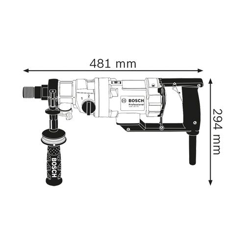 Diamantová vrtačka BOSCH GDB 180 WE