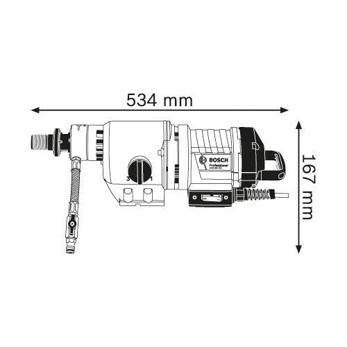 Diamantová vrtačka BOSCH GDB 350 WE