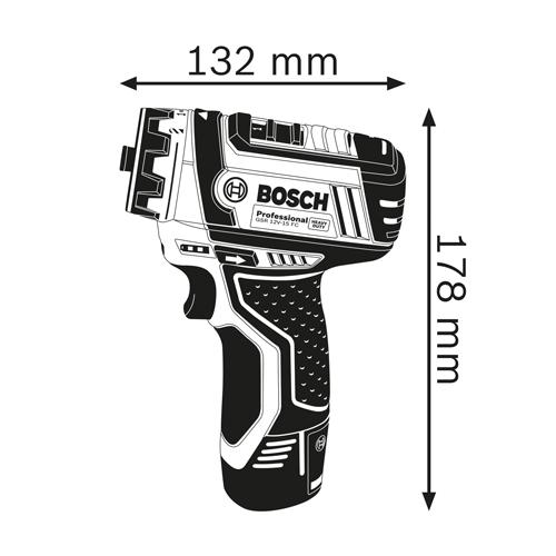 Aku vrtací šroubovák GSR 12V-15 FC