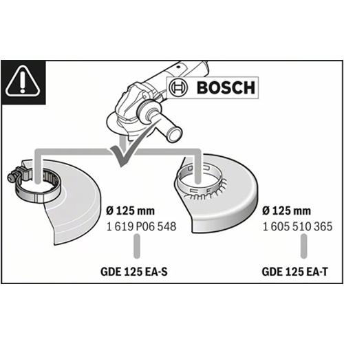 Odsávací kryt GDE 125 EA-S pro 125 mm úhlové brusky