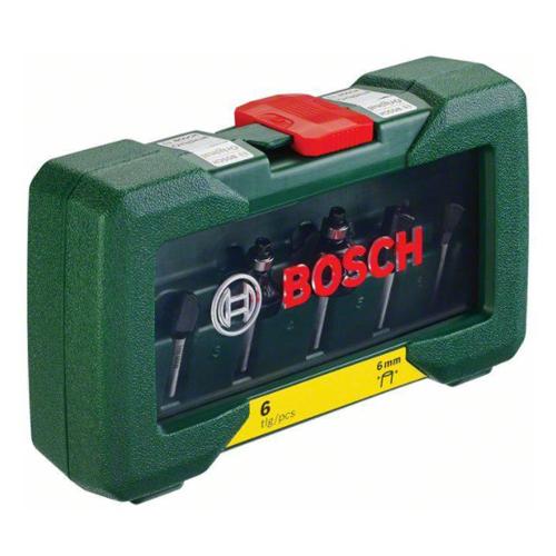 Sada fréz BOSCH z tvrdokovu Ø hřídele 6mm