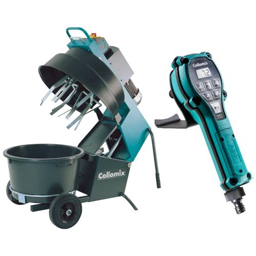 Automatické míchadlo COLLOMATIC XM2-650 230V se 65 l nádobou a dávkovač vody AQIX ZDARMA