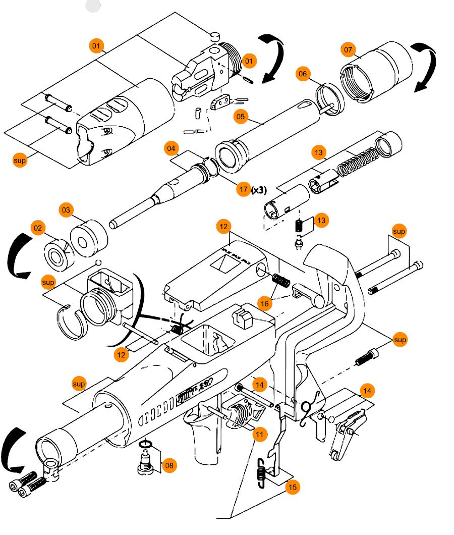 Teleskopický kroužek sestava SPIT