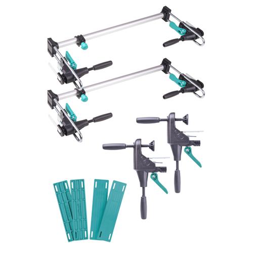 Sada příchytek pro montáž dveřních zárubní WOLFCRAFT 3676 PRO 