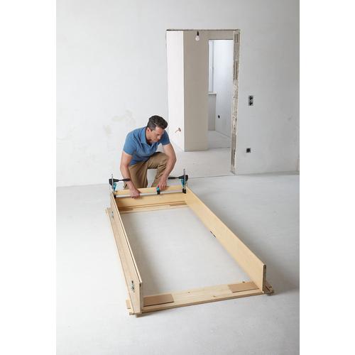 Sada příchytek pro montáž dveřních zárubní WOLFCRAFT 3676 PRO 