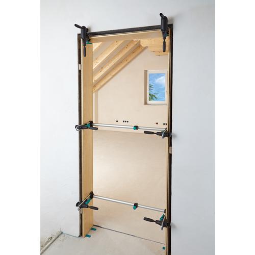 Sada příchytek pro montáž dveřních zárubní WOLFCRAFT 3676 PRO 