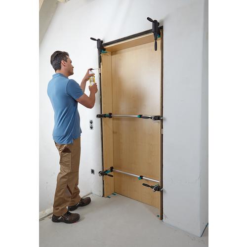 Sada příchytek pro montáž dveřních zárubní WOLFCRAFT 3676 PRO 