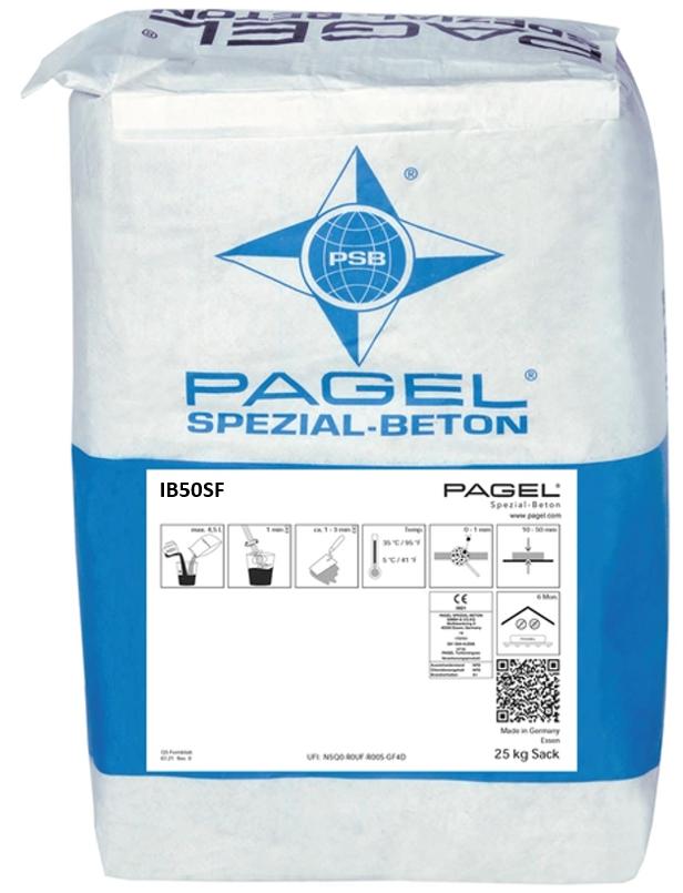PAGEL IB50SF podlaha s ocelovými vlákny