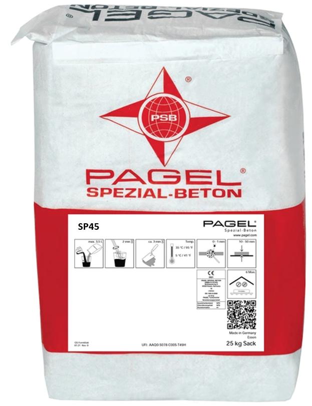 PAGEL SP45 25kg striekana malta
