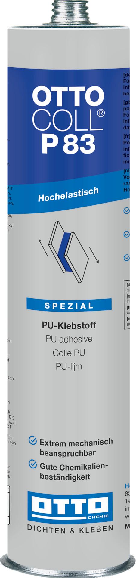 Polyuretanový lepicí tmel OTTOCOLL P83 310 ml 