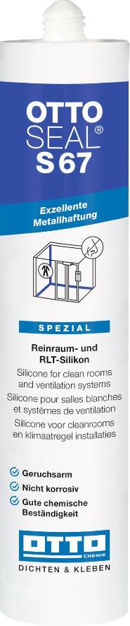 Silikon pro čisté provozy a VZT OTTOSEAL S67 310ml
