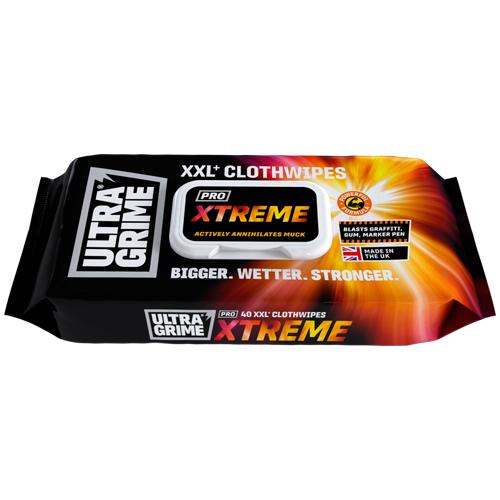 Profi čistící ubrousky ULTRAGRIME® PRO Xtreme-XXL 40ks