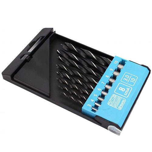 Vrtáky do dřeva PRO-TECH 3-10 mm sada 8ks