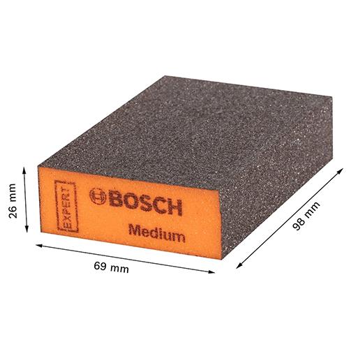 Brusná houbička BOSCH 69x97x26 MEDIUM