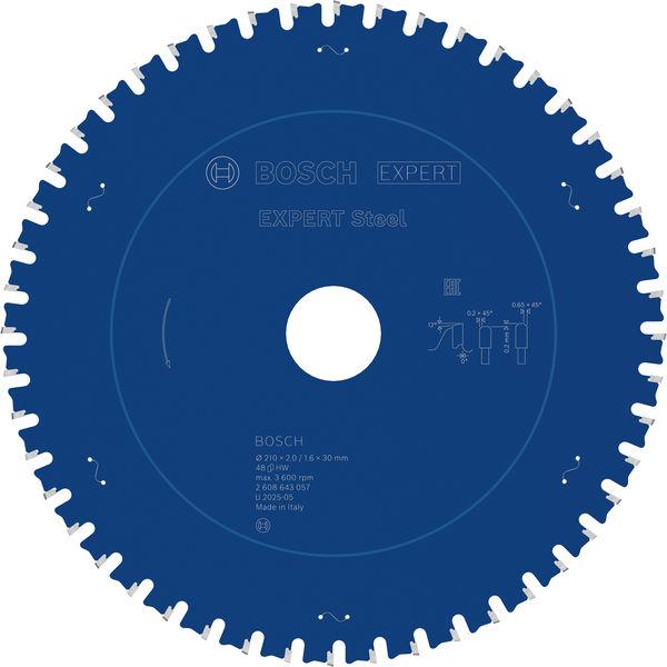 Pilový kotouč BOSCH 210x30 48Z EXPERT Steel