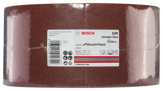 Role brusného papíru BOSCH 115mmx50m EXPERT WOOD