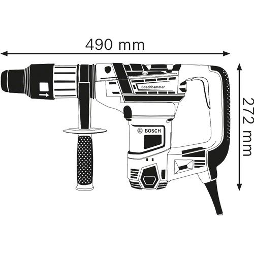Vrtací kladivo BOSCH GBH 5-40 D s SDS max v kufříku