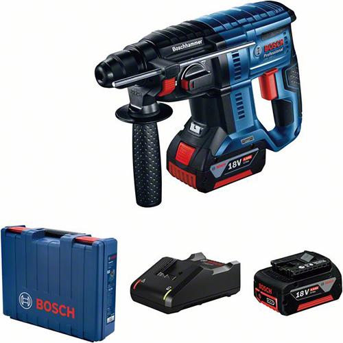 Vrtací kladivo BOSCH AKU/GBH180-LI 2× 4,0Ah