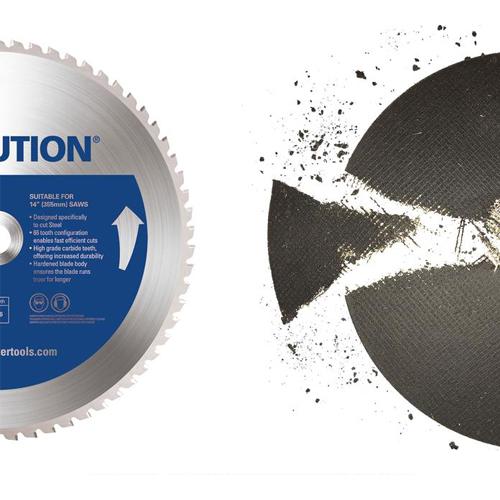 Pokosová pila EVOLUTION S355CPS Raptor a stojan EVOLUTION zdarma