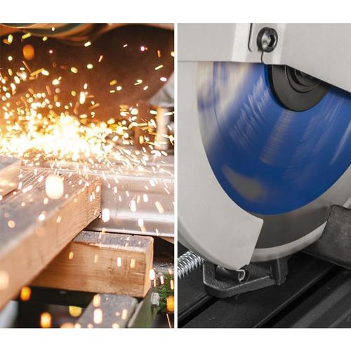 Pokosová pila EVOLUTION S355CPS Raptor a stojan EVOLUTION zdarma