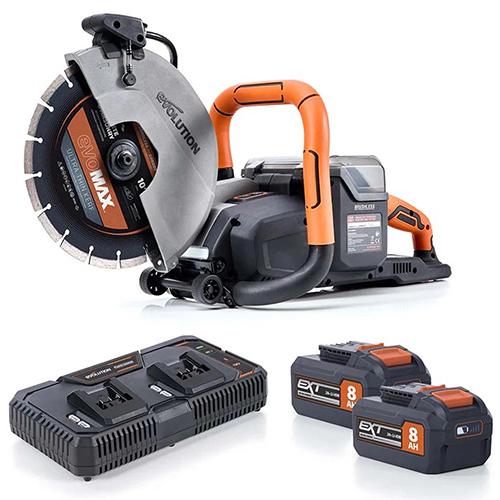Diamantová pila AKU EVOLUTION R260DCT 260mm + 2xbatérie 8Ah + dvojitá nabíječka