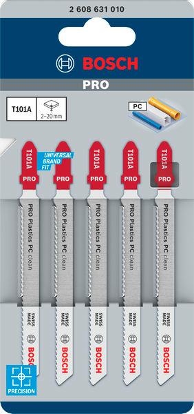 Pilový list BOSCH T101A 5ks na plexisklo