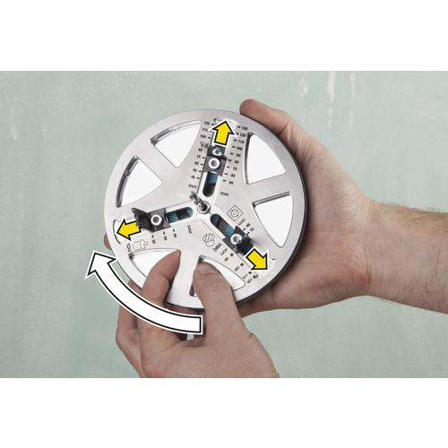 Děrovka WOLFCRAFT nastavitelná