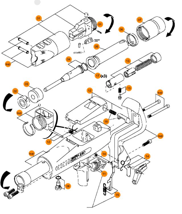 Teleskopický kroužek sestava SPIT