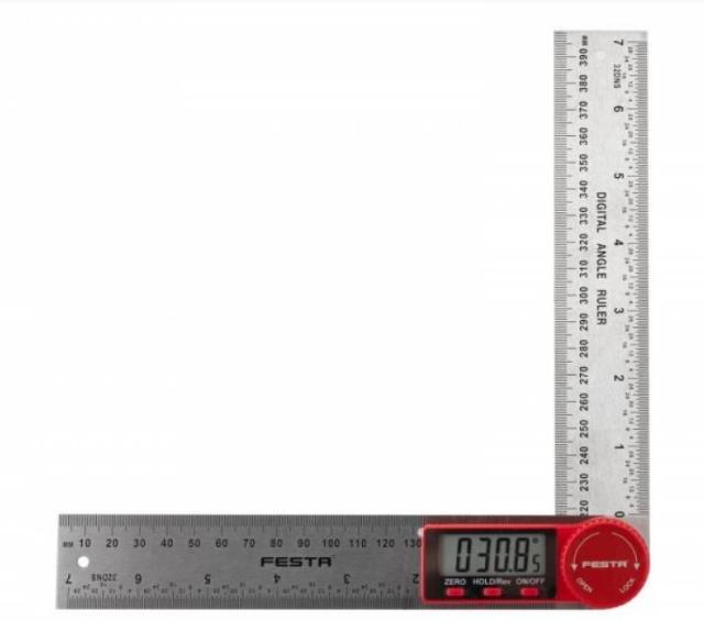 Úhloměr DIGITAL 200mm s pravitkem FESTA 26217