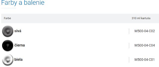 Hybridní lepicí tmel OTTOCOLL M500 310 ml