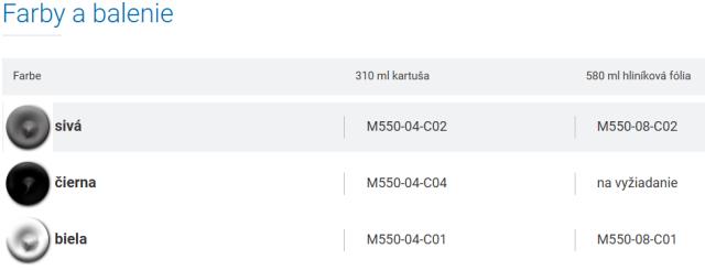 Vysoce-adhezní hybridní lepidlo OTTOCOLL M550 (HiTack) 310 ml