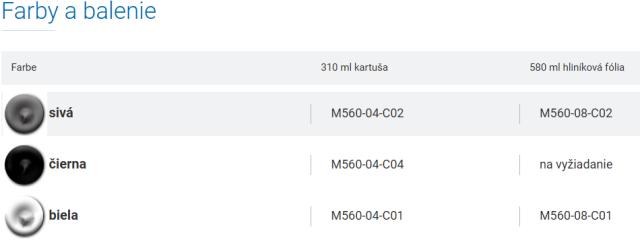 Vysoce-adhezní hybridní lepidlo OTTOCOLL M560 310 ml