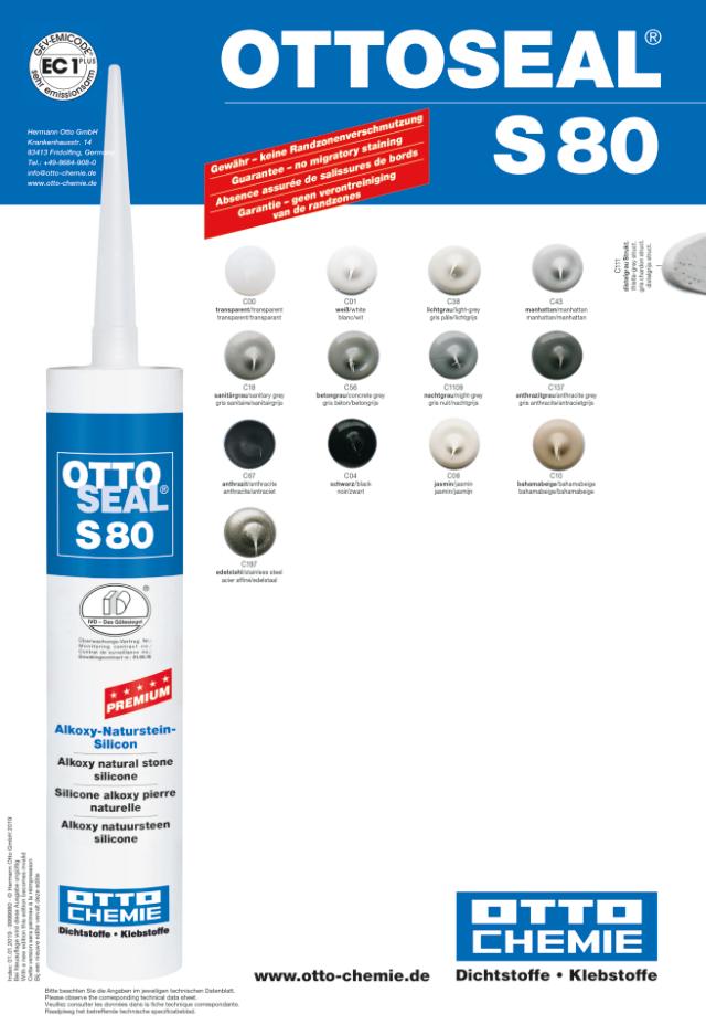 Silikon na kámen OTTOSEAL S80 310 ml