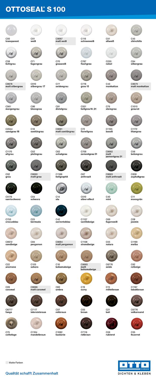 Sanitární silikon OTTOSEAL S100 300 ml