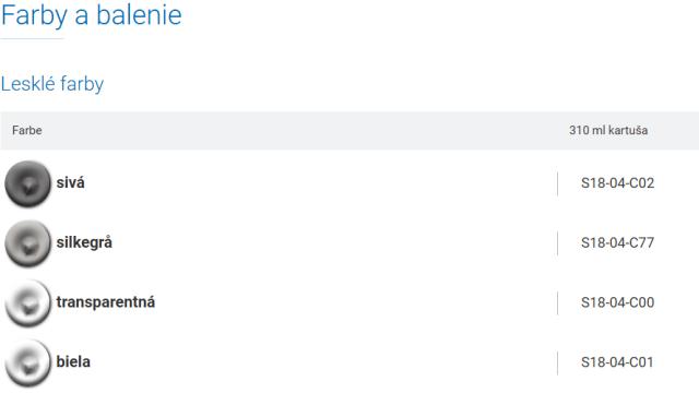 Bazénový silikon OTTOSEAL S18 310 ml