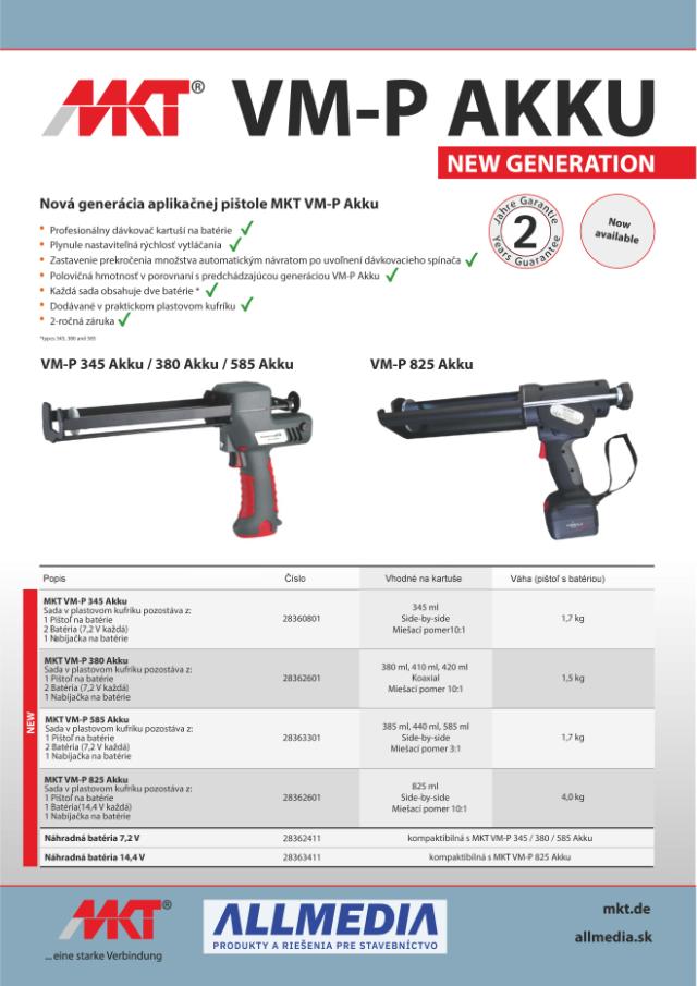 Pistole MKT VM-P 380 Akku