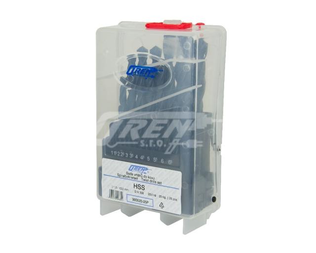 Sada vrtáků do kovu PROFIL HSS černé