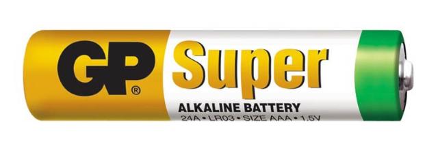 Baterie alkalická GP Super LR03 AAA